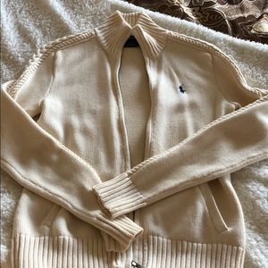 NOT FOR SALE!!!!  POLO RALPH LAUREN ZIP UP SWEATER